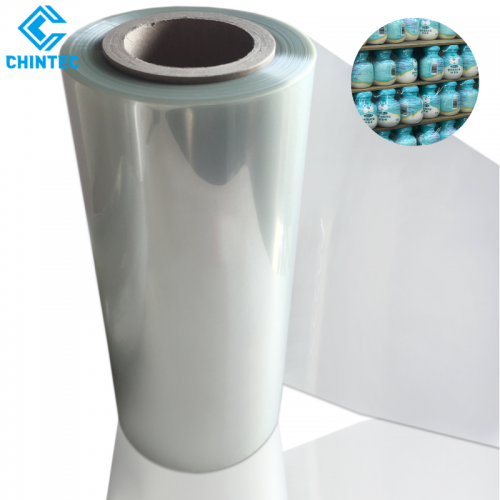 Higher Shrinkage Bottle Label and Sleeve Film Roll PETG Shrink Film, Thickness 35, 40, 45, 50micron