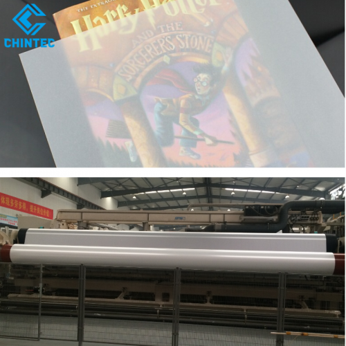 Translucent Synthetic Paper for Lightboxes or Book Front Cover, Good Transmittance and Performance to UV Processing