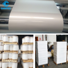 Waterproof Tearable Pearly Finish Film Synthetic Paper, Plastic PP PET Paper Film with High Stiffness